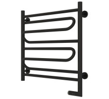 Полотенцесушитель электрический 600х600 черный матовый МЭМ правый Сунержа Элегия 2.0 31-5219-6060
