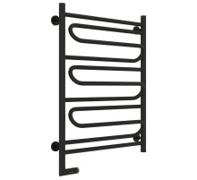 Полотенцесушитель электрический 800х600 черный матовый МЭМ левый Сунержа Элегия 2.0 31-5218-8060