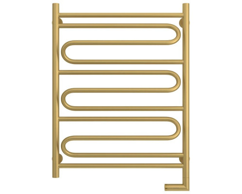 Купить Полотенцесушитель электрический 800х600 золотой матовый МЭМ правый Сунержа Элегия 2.0 032-5219-8060 в магазине сантехники Santeh-Crystal.ru