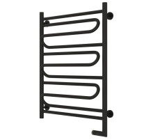 Полотенцесушитель электрический 800х600 черный матовый МЭМ правый Сунержа Элегия 2.0 31-5219-8060