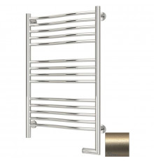 Полотенцесушитель электрический 800х500 шампань матовая МЭМ правый Сунержа Флюид 2.0 022-5221-8050