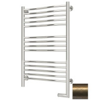 Полотенцесушитель электрический 800х500 состаренная бронза МЭМ правый Сунержа Флюид 2.0 05-5221-8050