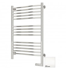 Полотенцесушитель электрический 800х500 белый матовый МЭМ правый Сунержа Флюид 2.0 30-5221-8050