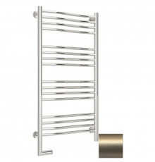 Полотенцесушитель электрический 1000х500 шампань матовая МЭМ левый Сунержа Флюид 2.0 022-5220-1050