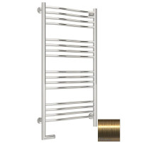 Полотенцесушитель электрический 1000х500 состаренная латунь МЭМ левый Сунержа Флюид 2.0 051-5220-1050