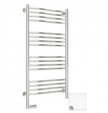 Полотенцесушитель электрический 1000х500 белый глянец МЭМ левый Сунержа Флюид 2.0 12-5220-1050