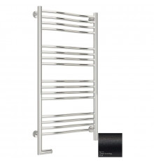 Полотенцесушитель электрический 1000х500 темный титан муар МЭМ левый Сунержа Флюид 2.0 15-5220-1050