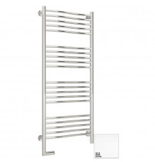 Полотенцесушитель электрический 1200х500 белый глянец МЭМ левый Сунержа Флюид 2.0 12-5220-1250