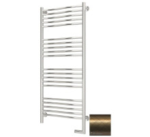 Полотенцесушитель электрический 1200х500 состаренная бронза МЭМ правый Сунержа Флюид 2.0 05-5221-1250