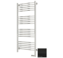 Полотенцесушитель электрический 1200х500 черный матовый МЭМ правый Сунержа Флюид 2.0 31-5221-1250