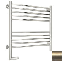 Полотенцесушитель электрический 600х600 шампань матовая МЭМ левый Сунержа Флюид 2.0 022-5220-6060