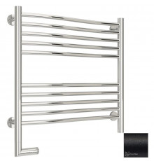 Полотенцесушитель электрический 600х600 темный титан муар МЭМ левый Сунержа Флюид 2.0 15-5220-6060