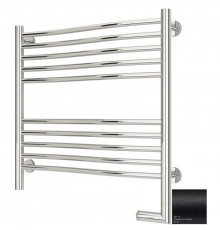 Полотенцесушитель электрический 600х600 темный титан муар МЭМ правый Сунержа Флюид 2.0 15-5221-6060