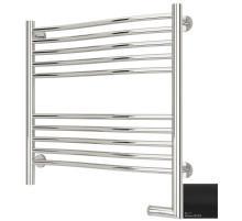 Полотенцесушитель электрический 600х600 черный матовый МЭМ правый Сунержа Флюид 2.0 31-5221-6060