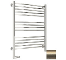 Полотенцесушитель электрический 800х600 шампань матовая МЭМ левый Сунержа Флюид 2.0 022-5220-8060