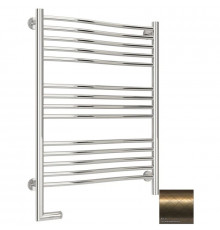 Полотенцесушитель электрический 800х600 состаренная бронза МЭМ левый Сунержа Флюид 2.0 05-5220-8060