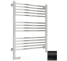 Полотенцесушитель электрический 800х600 темный титан муар МЭМ левый Сунержа Флюид 2.0 15-5220-8060