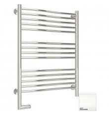 Полотенцесушитель электрический 800х600 белый матовый МЭМ левый Сунержа Флюид 2.0 30-5220-8060