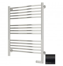 Полотенцесушитель электрический 800х600 темный титан муар МЭМ правый Сунержа Флюид 2.0 15-5221-8060