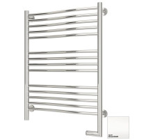 Полотенцесушитель электрический 800х600 белый матовый МЭМ правый Сунержа Флюид 2.0 30-5221-8060