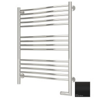 Полотенцесушитель электрический 800х600 черный матовый МЭМ правый Сунержа Флюид 2.0 31-5221-8060