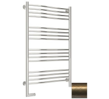 Полотенцесушитель электрический 1000х600 состаренная бронза МЭМ левый Сунержа Флюид 2.0 05-5220-1060