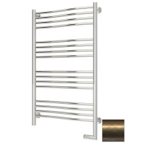 Полотенцесушитель электрический 1000х600 состаренная бронза МЭМ правый Сунержа Флюид 2.0 05-5221-1060