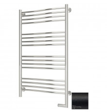 Полотенцесушитель электрический 1000х600 темный титан муар МЭМ правый Сунержа Флюид 2.0 15-5221-1060