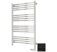 Полотенцесушитель электрический 1000х600 черный матовый МЭМ правый Сунержа Флюид 2.0 31-5221-1060