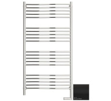 Полотенцесушитель электрический 1200х600 черный матовый МЭМ правый Сунержа Флюид 2.0 31-5221-1260