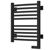 Полотенцесушитель электрический 500х400 черный матовый МЭМ правый Сунержа Аркус 2.0 31-5605-5040