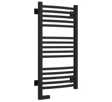 Полотенцесушитель электрический 800х400 черный матовый МЭМ левый Сунержа Аркус 2.0 31-5604-8040