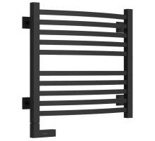 Полотенцесушитель электрический 500х500 темный титан муар МЭМ левый Сунержа Аркус 2.0 15-5604-5050