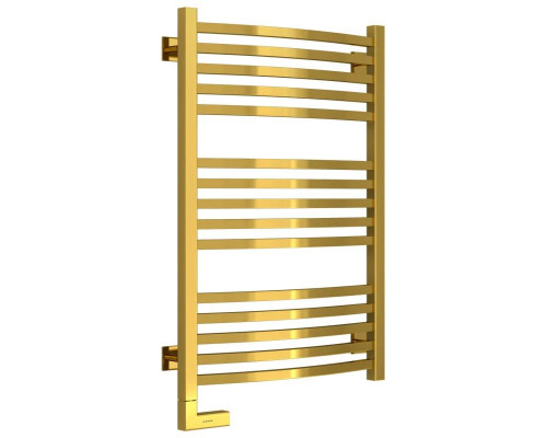 Купить Полотенцесушитель электрический 800х500 золотой МЭМ левый Сунержа Аркус 2.0 03-5604-8050 в магазине сантехники Santeh-Crystal.ru