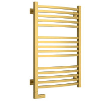 Полотенцесушитель электрический 800х500 золотой матовый МЭМ левый Сунержа Аркус 2.0 032-5604-8050