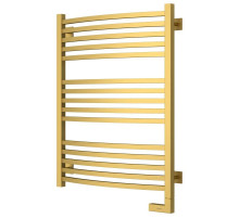 Полотенцесушитель электрический 800х600 золотой матовый МЭМ правый Сунержа Аркус 2.0 032-5605-8060