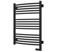 Полотенцесушитель электрический 800х600 черный матовый МЭМ правый Сунержа Аркус 2.0 31-5605-8060