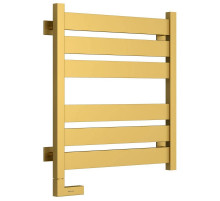 Полотенцесушитель электрический 600х500 золотой матовый МЭМ левый Сунержа Центурион 2.0 032-5602-6050