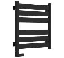 Полотенцесушитель электрический 600х500 черный матовый МЭМ левый Сунержа Центурион 2.0 31-5602-6050