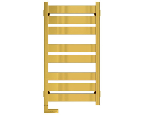 Заказать Полотенцесушитель электрический 800х400 золотой МЭМ левый Сунержа Центурион 2.0 03-5602-8040 в магазине сантехники Santeh-Crystal.ru
