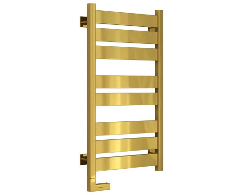 Заказать Полотенцесушитель электрический 800х400 золотой МЭМ левый Сунержа Центурион 2.0 03-5602-8040 в магазине сантехники Santeh-Crystal.ru