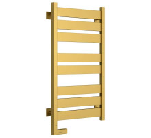 Полотенцесушитель электрический 800х400 золотой матовый МЭМ левый Сунержа Центурион 2.0 032-5602-8040