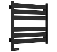 Полотенцесушитель электрический 600х600 черный матовый МЭМ левый Сунержа Центурион 2.0 31-5602-6060