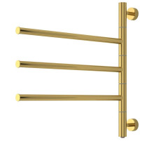 Полотенцесушитель электрический 542x585 золотой Сунержа Триада 03-0822-0540