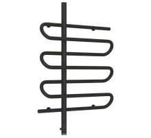 Полотенцесушитель электрический 800х600 темный титан муар МЭМ левый Сунержа Эпатаж 15-0550-8060