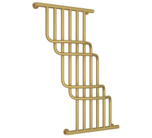 Полотенцесушитель водяной 1000х850 золотой матовый Сунержа Нега 032-0225-1085