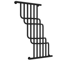 Полотенцесушитель водяной 1000х850 черный матовый Сунержа Нега 31-0225-1085