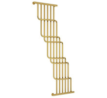 Полотенцесушитель водяной 1700х1000 золотой Сунержа Нега 03-0225-1710