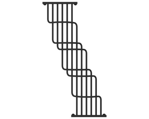 Приобрести Полотенцесушитель водяной 1700х1000 темный титан муар Сунержа Нега 15-0225-1710 в магазине сантехники Santeh-Crystal.ru