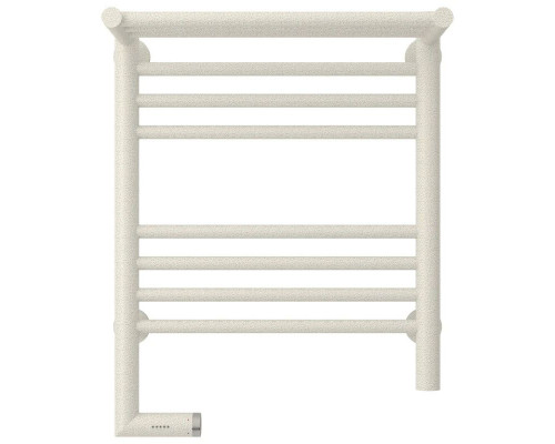 Заказать Полотенцесушитель электрический 500х400 античное белое золото МЭМ левый Сунержа Богема с полкой 2.0 10-5206-5040 в магазине сантехники Santeh-Crystal.ru